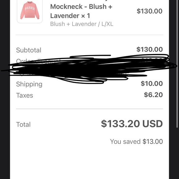 Parke mockneck blush L/XL - Picture 4 of 5